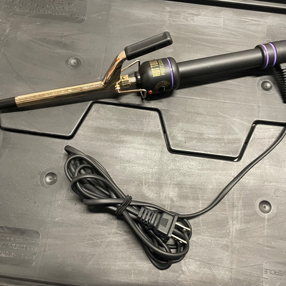 24K Gold Extended Barrel Curling Iron 1/2 Inch